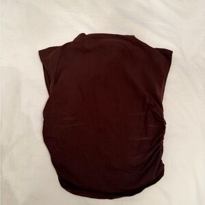 Reformation Dark Brown Muscle Tee